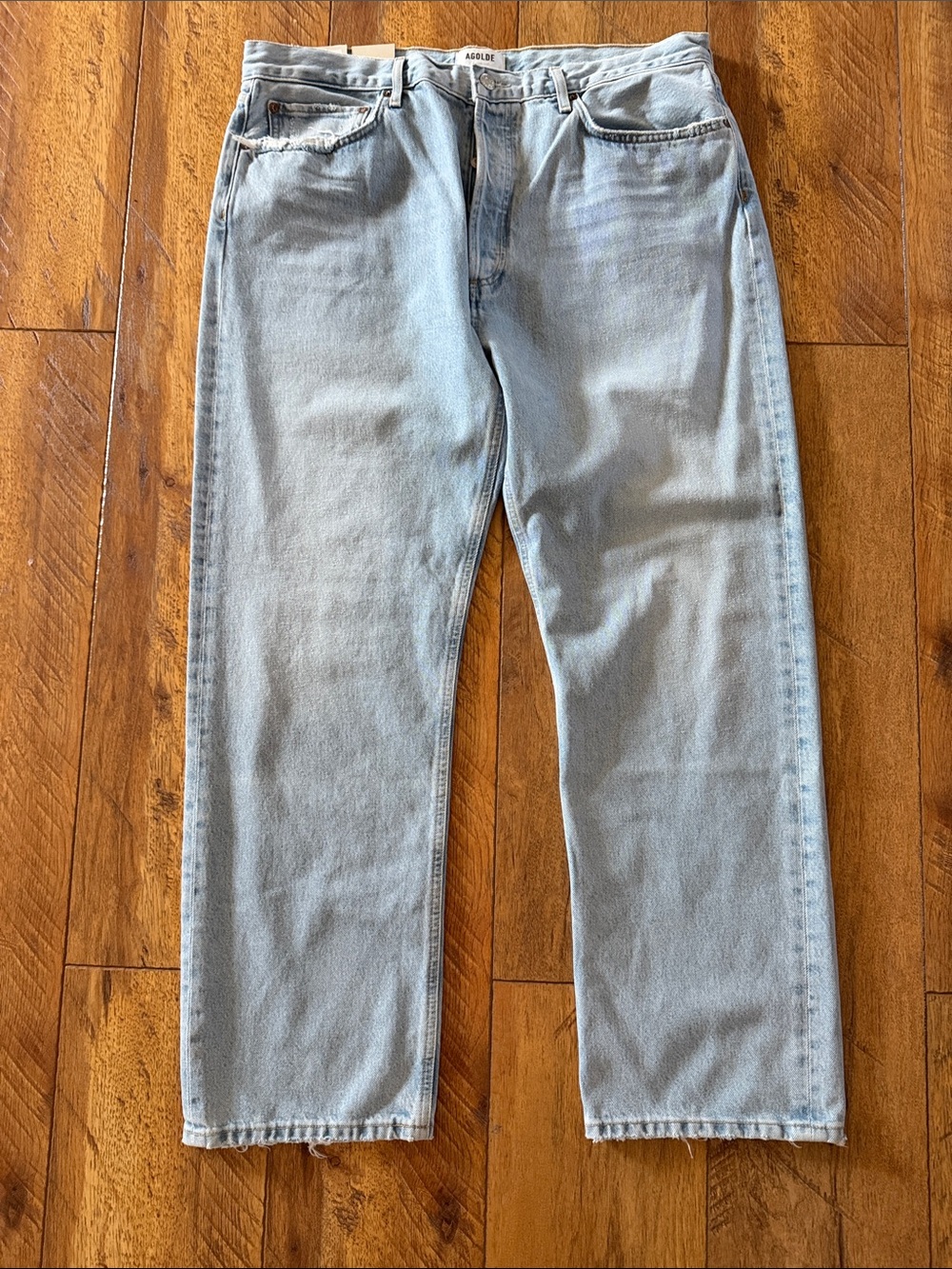 NWT Agolde 34 Jeans 90s Pinch Waist High Rise Straight